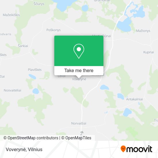 Карта Voverynė