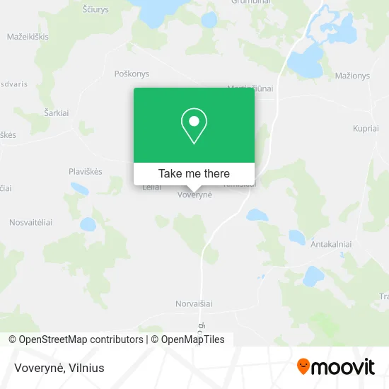 Карта Voverynė