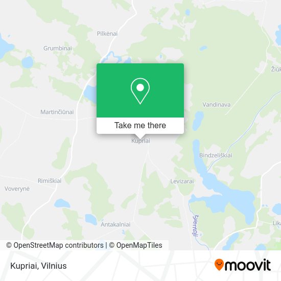 Карта Kupriai