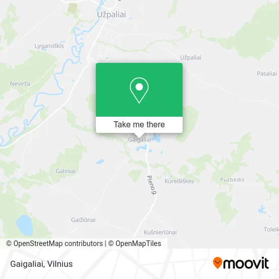 Карта Gaigaliai