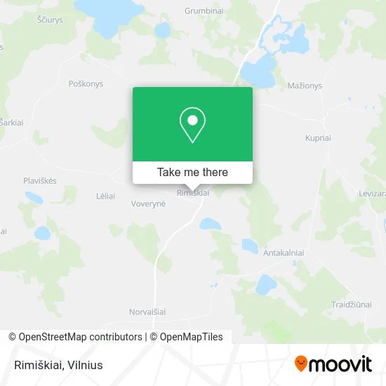 Карта Rimiškiai