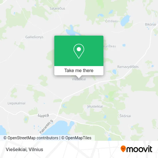 Карта Viešeikiai