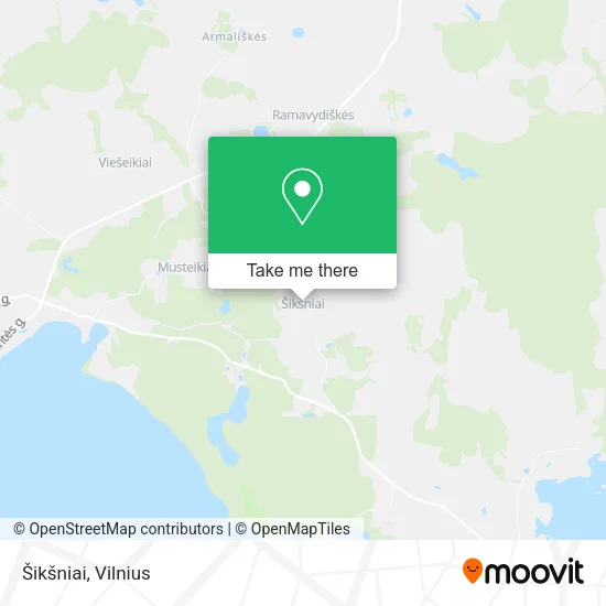 Карта Šikšniai