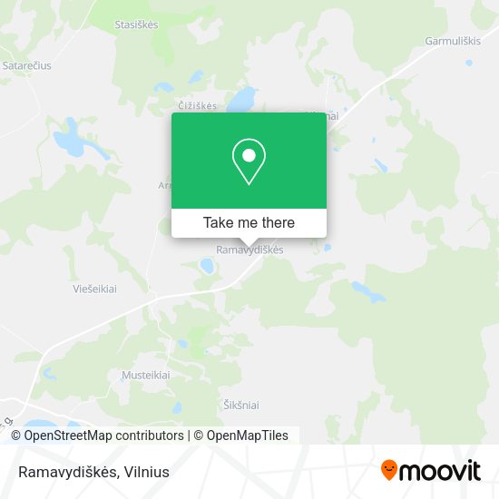 Карта Ramavydiškės