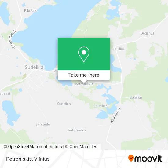 Карта Petroniškis