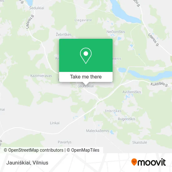 Карта Jauniškiai