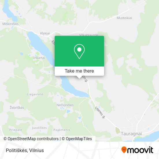 Карта Politiškės