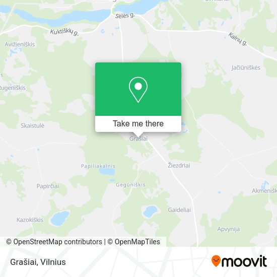 Карта Grašiai