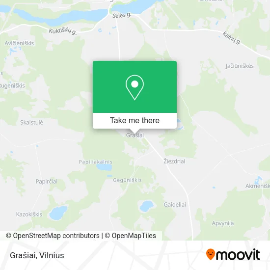 Карта Grašiai