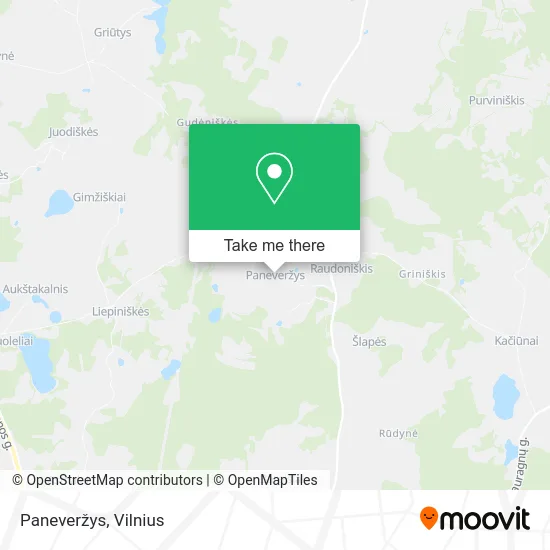 Карта Paneveržys