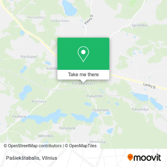 Карта Pašiekštabalis