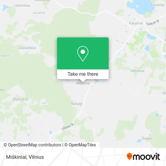 Карта Miškiniai