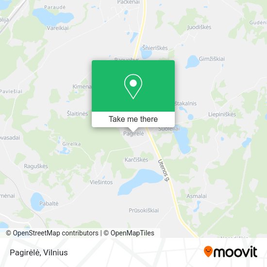 Карта Pagirėlė