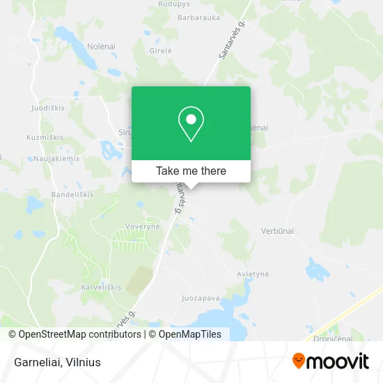 Карта Garneliai