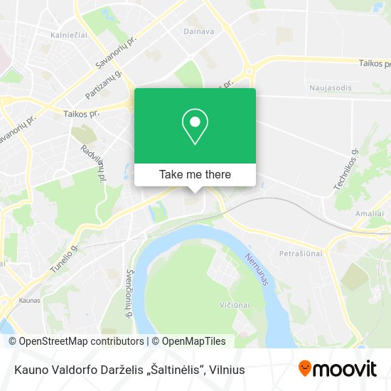Карта Kauno Valdorfo Darželis „Šaltinėlis“