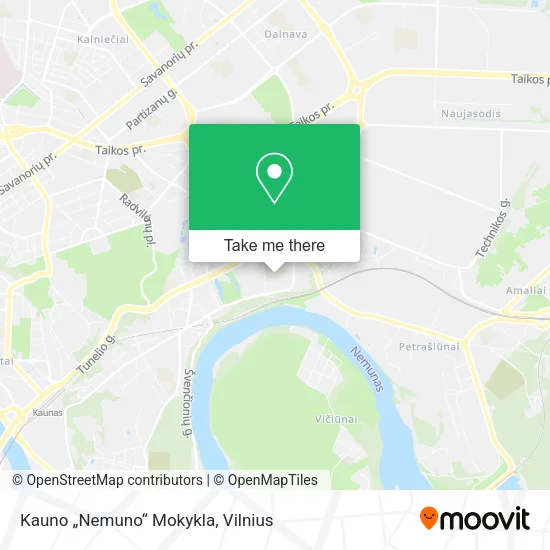 Kauno „Nemuno“ Mokykla map