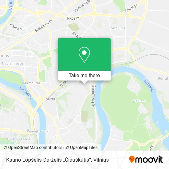Карта Kauno Lopšelis-Darželis „Čiauškutis“