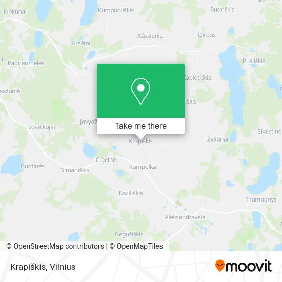 Карта Krapiškis
