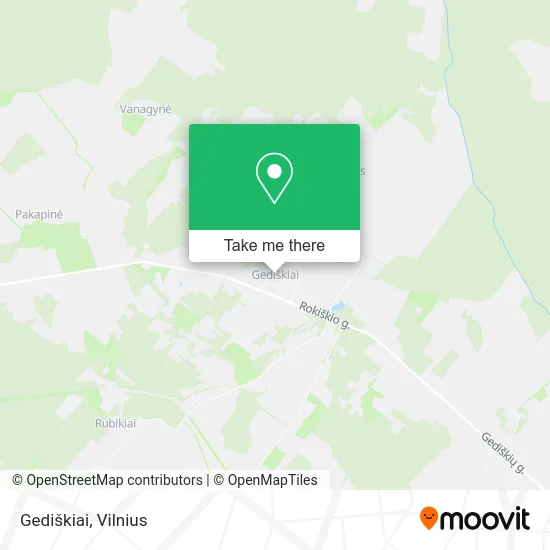 Карта Gediškiai