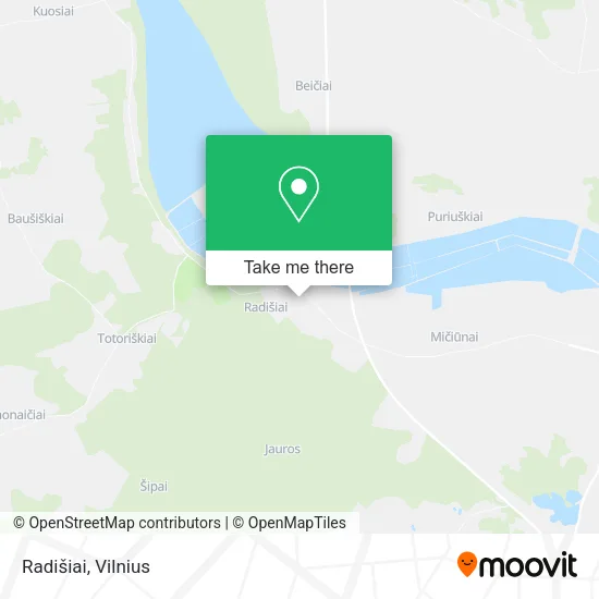 Карта Radišiai