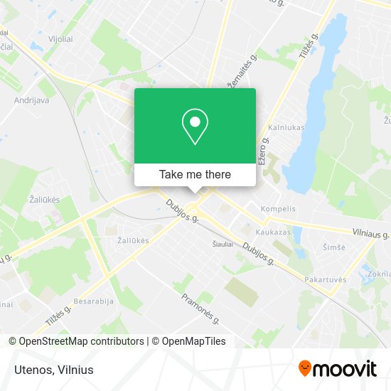 Карта Utenos