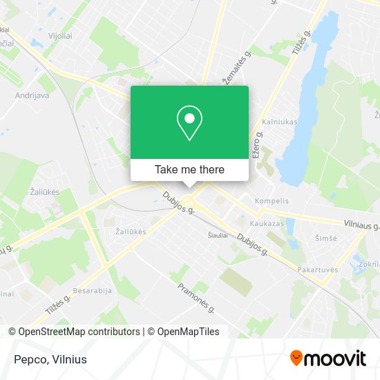 Карта Pepco