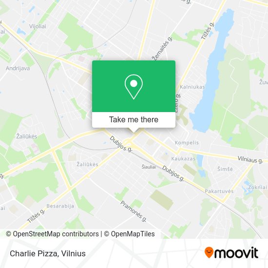 Карта Charlie Pizza