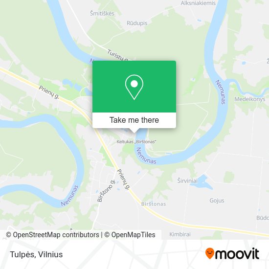 Карта Tulpės