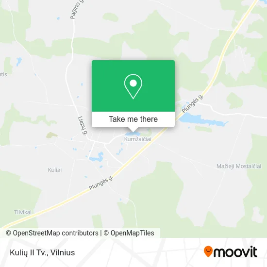 Карта Kulių II Tv.