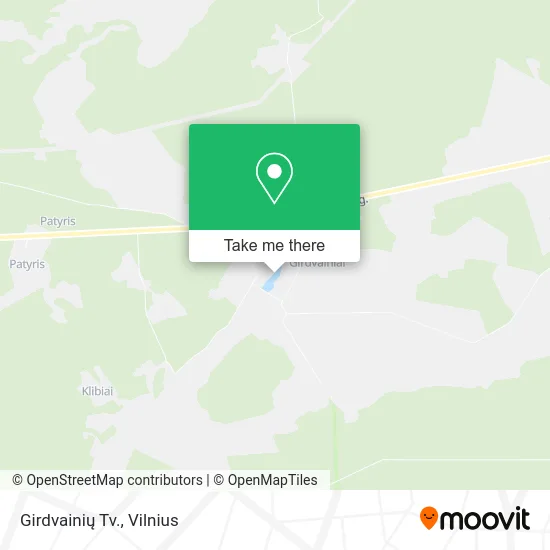 Карта Girdvainių Tv.