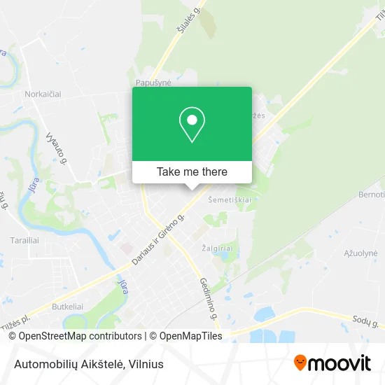Карта Automobilių Aikštelė