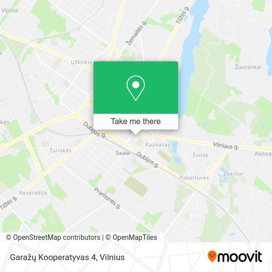 Карта Garažų Kooperatyvas 4