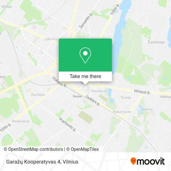 Карта Garažų Kooperatyvas 4