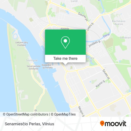 Карта Senamiesčio Perlas