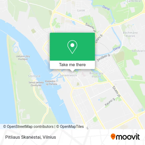 Карта Pitliaus Skanėstai
