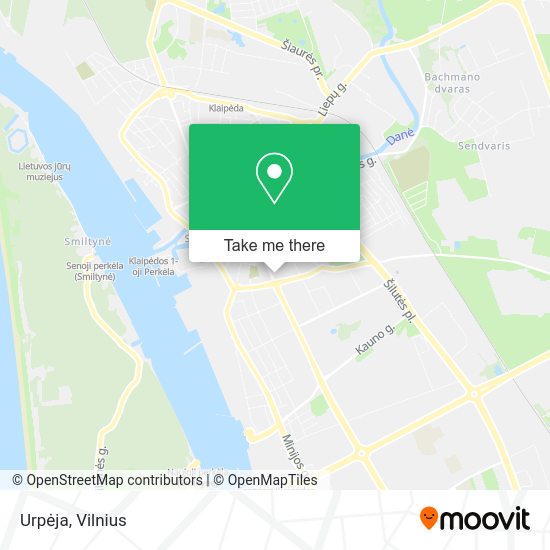 Карта Urpėja