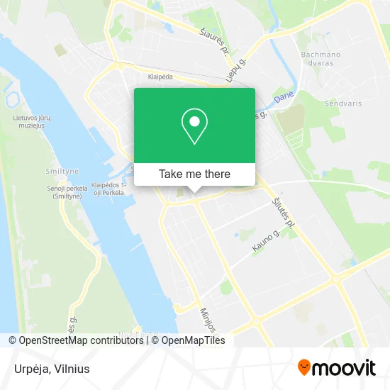 Карта Urpėja