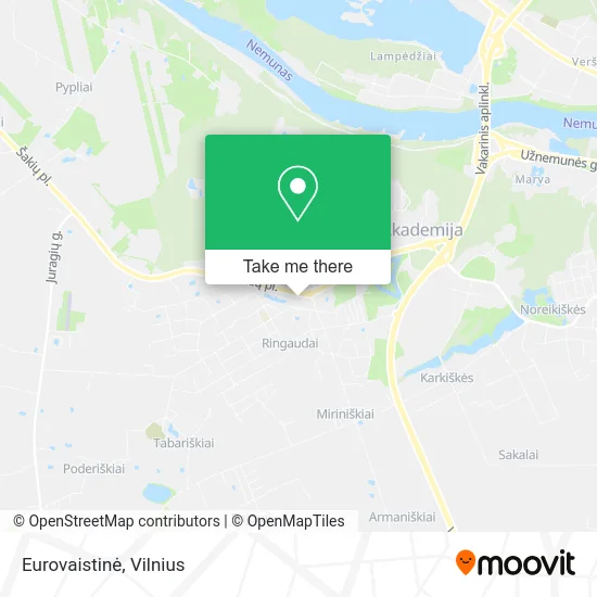 Карта Eurovaistinė