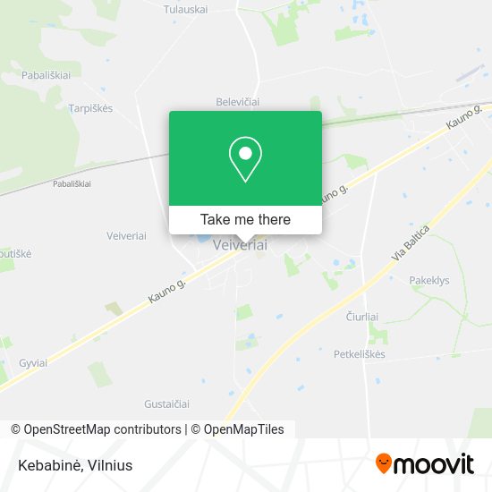 Карта Kebabinė