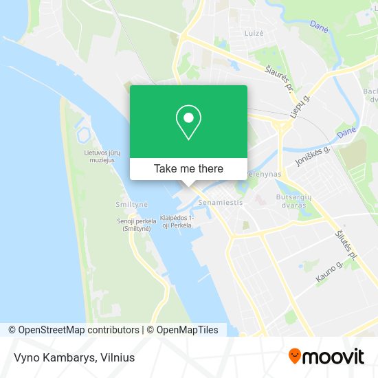 Карта Vyno Kambarys