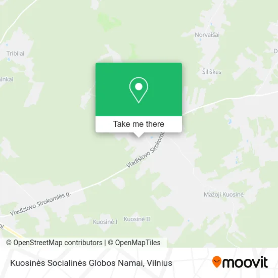 Карта Kuosinės Socialinės Globos Namai