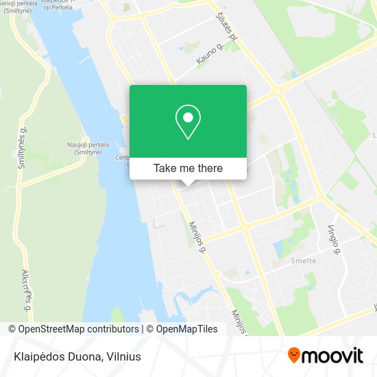 Карта Klaipėdos Duona
