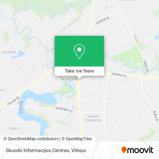 Карта Skuodo Informacijos Centras