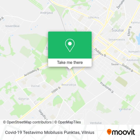 Карта Covid-19 Testavimo Mobilusis Punktas