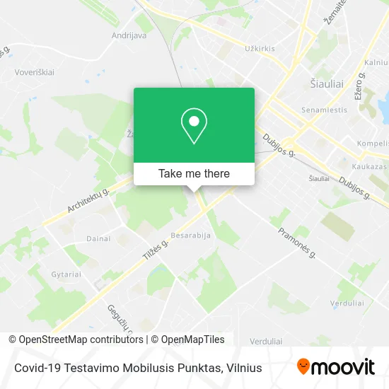 Карта Covid-19 Testavimo Mobilusis Punktas