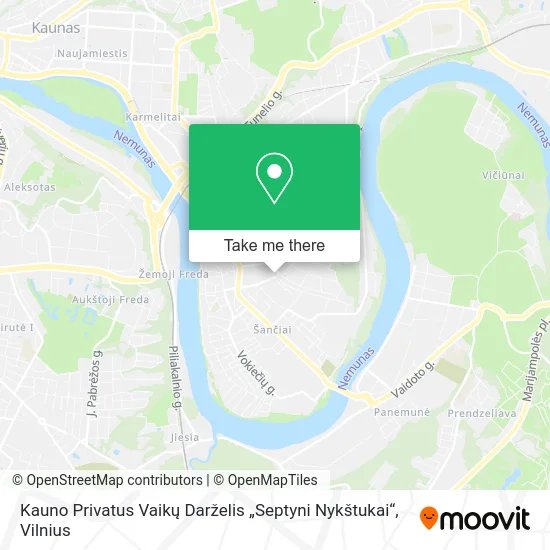 Карта Kauno Privatus Vaikų Darželis „Septyni Nykštukai“