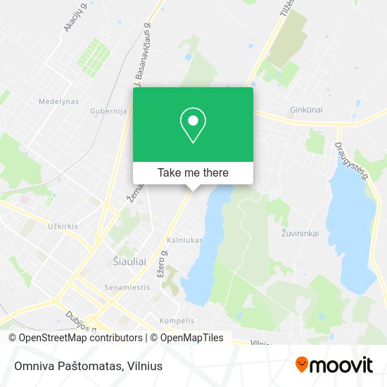 Карта Omniva Paštomatas