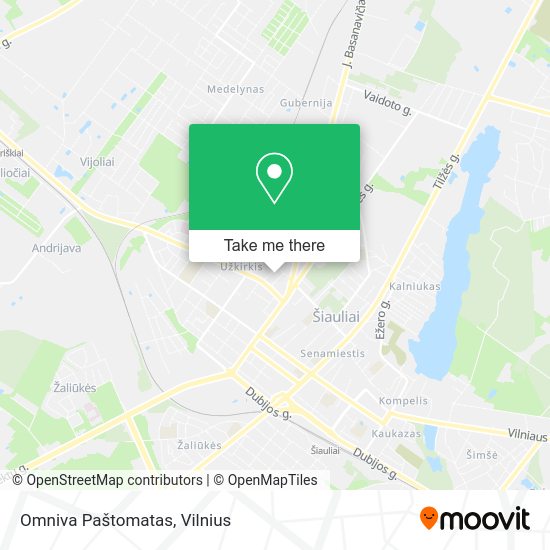 Карта Omniva Paštomatas