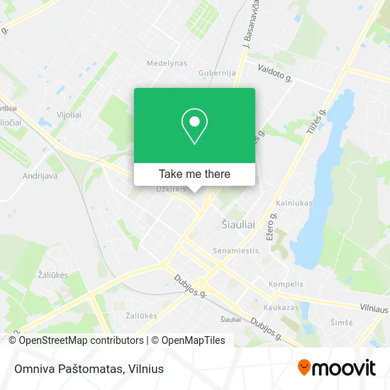 Карта Omniva Paštomatas