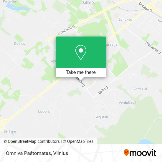 Карта Omniva Paštomatas